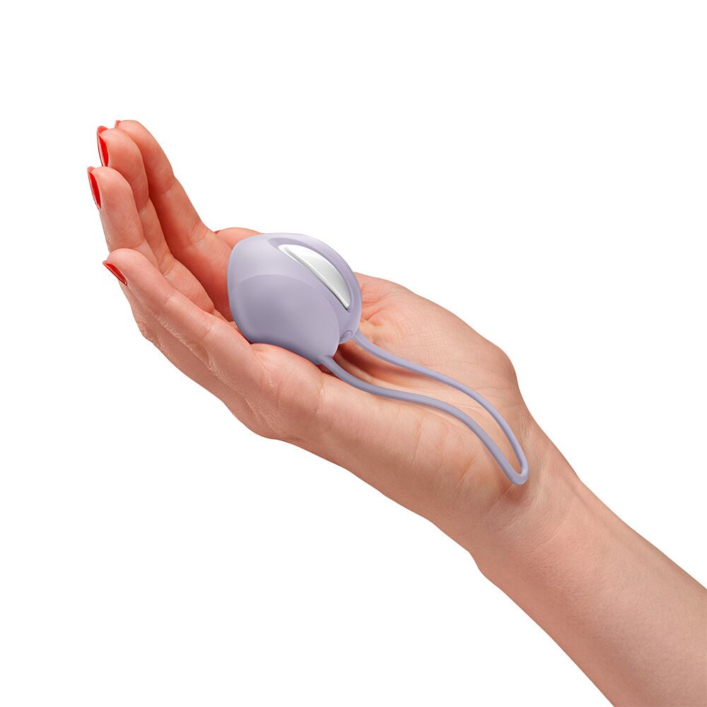 Вагінальні кульки та тренажери - Вагінальна кулька Fun Factory SMARTBALL UNO Purple, одинарна, діаметр 3,6 см 5