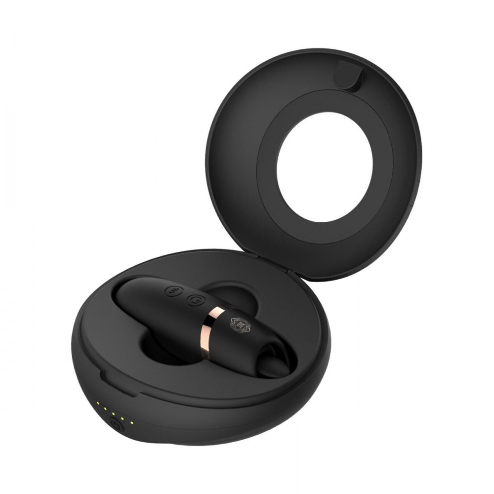 Вибропули и мини-вибраторы - Мини-вибратор с язычком Rosy Gold - Vibrating & Licking Dual Stimulator 4