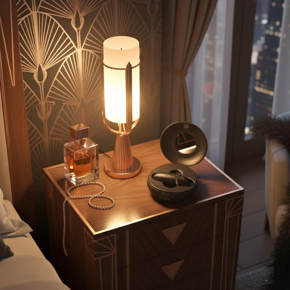 Вибропули и мини-вибраторы - Мини-вибратор с язычком Rosy Gold - Vibrating & Licking Dual Stimulator 15