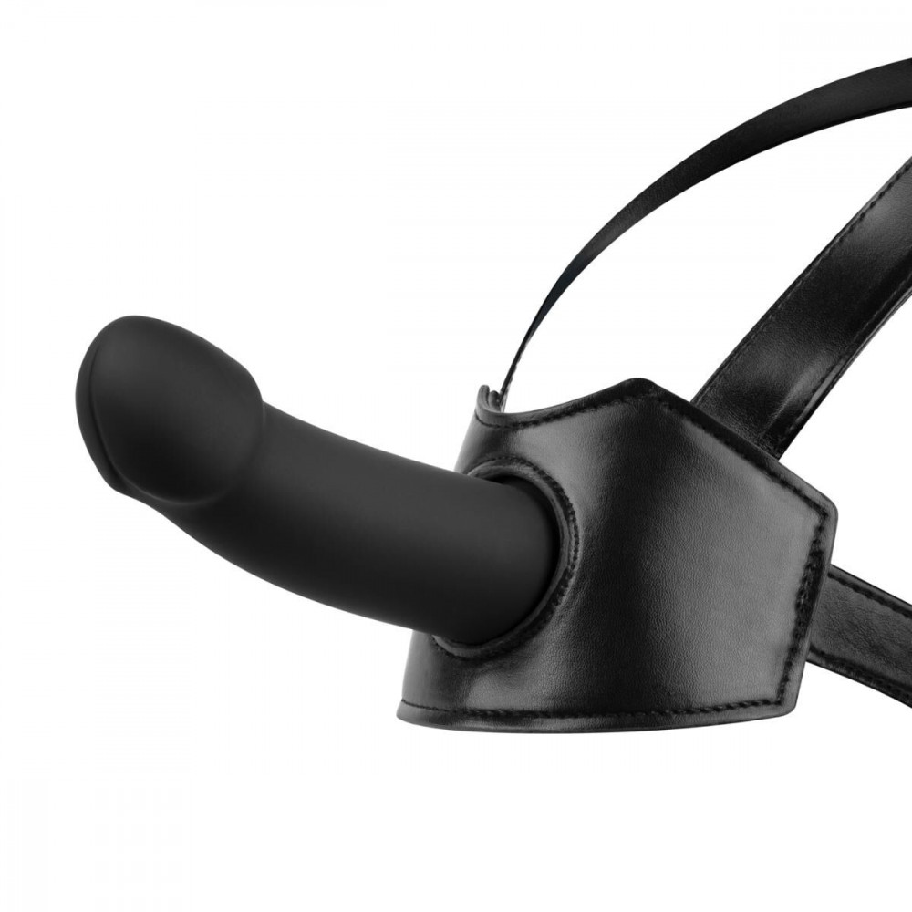 Наручники и ограничения - Бондажная система на голову для страпона Bedroom Fantasies Head Bondage Harness 2