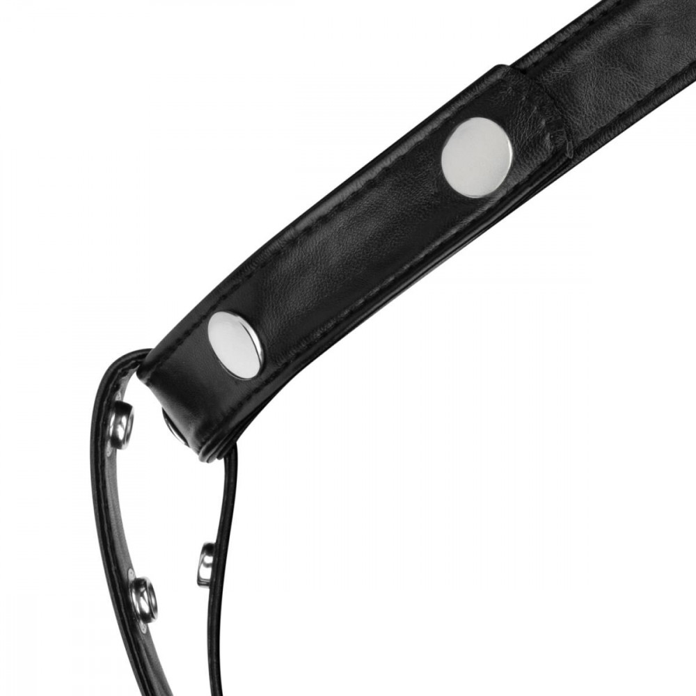 Наручники и ограничения - Бондажная система на голову для страпона Bedroom Fantasies Head Bondage Harness 4