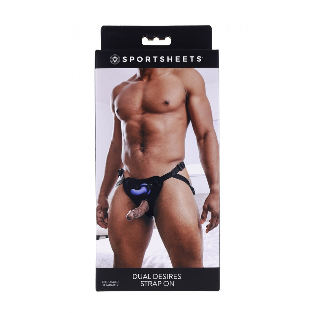 - Трусики для страпонов Sportsheets Dual Desires с двойным проникновением 4