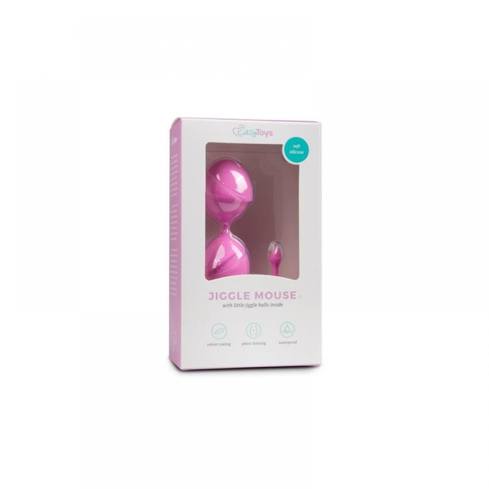 Секс игрушки - Вагинальные шарики двойные Pink Double Vagina Balls 1