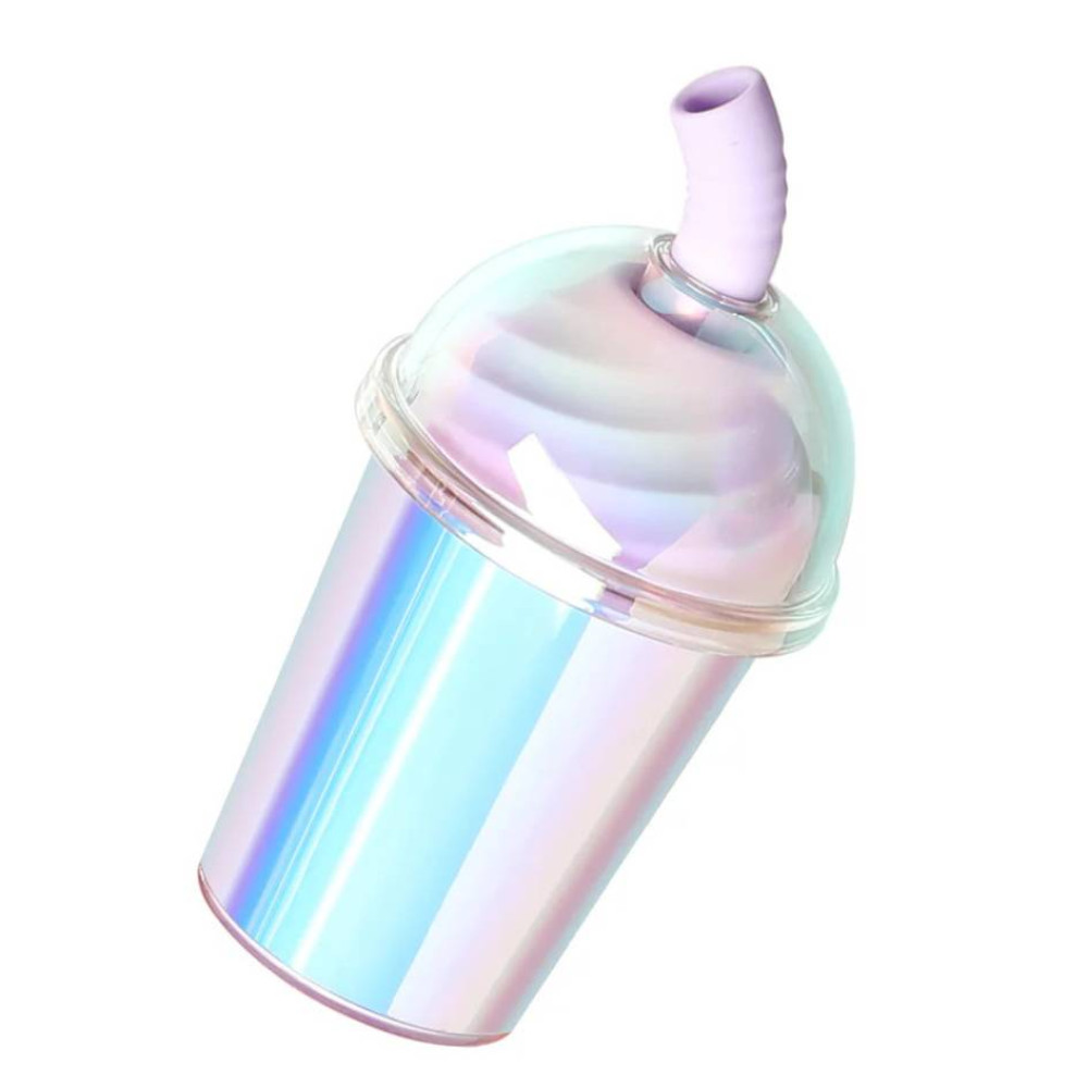 Різне - Вакуумний стимулятор у формі стаканчика з трубочкою BeYourLover Joy Cup голубий, 9.1 см х 4.6 см 5