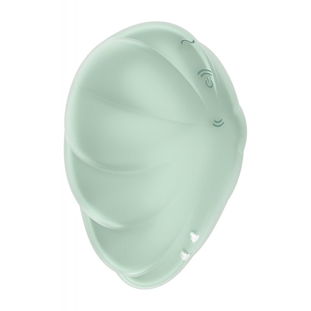 Разное - Вакуумный вибратор с дизайном в виде облака Satisfyer Cloud Dancer мятный 4