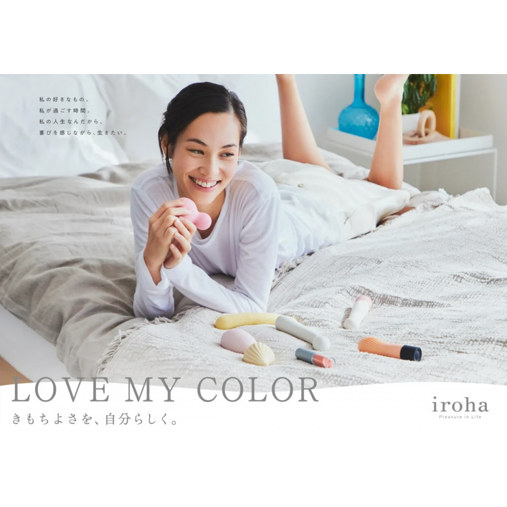 Різне - Вібратор для клітора у формі черепашки Iroha+ Kushi від Tenga, медичний силікон, бежевий 4