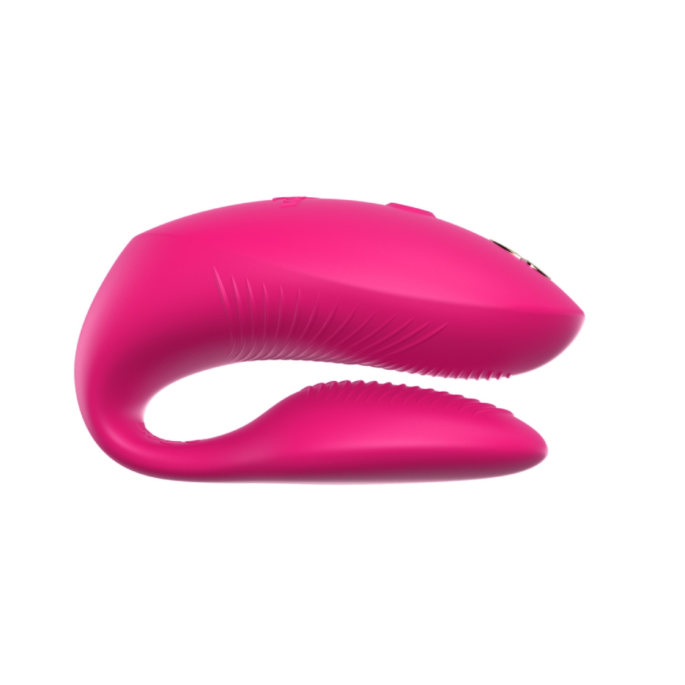 Игрушки для пар - Вибратор для пар We-Vibe Chorus Pro Electric Pink с пультом и приложением, розовый 12