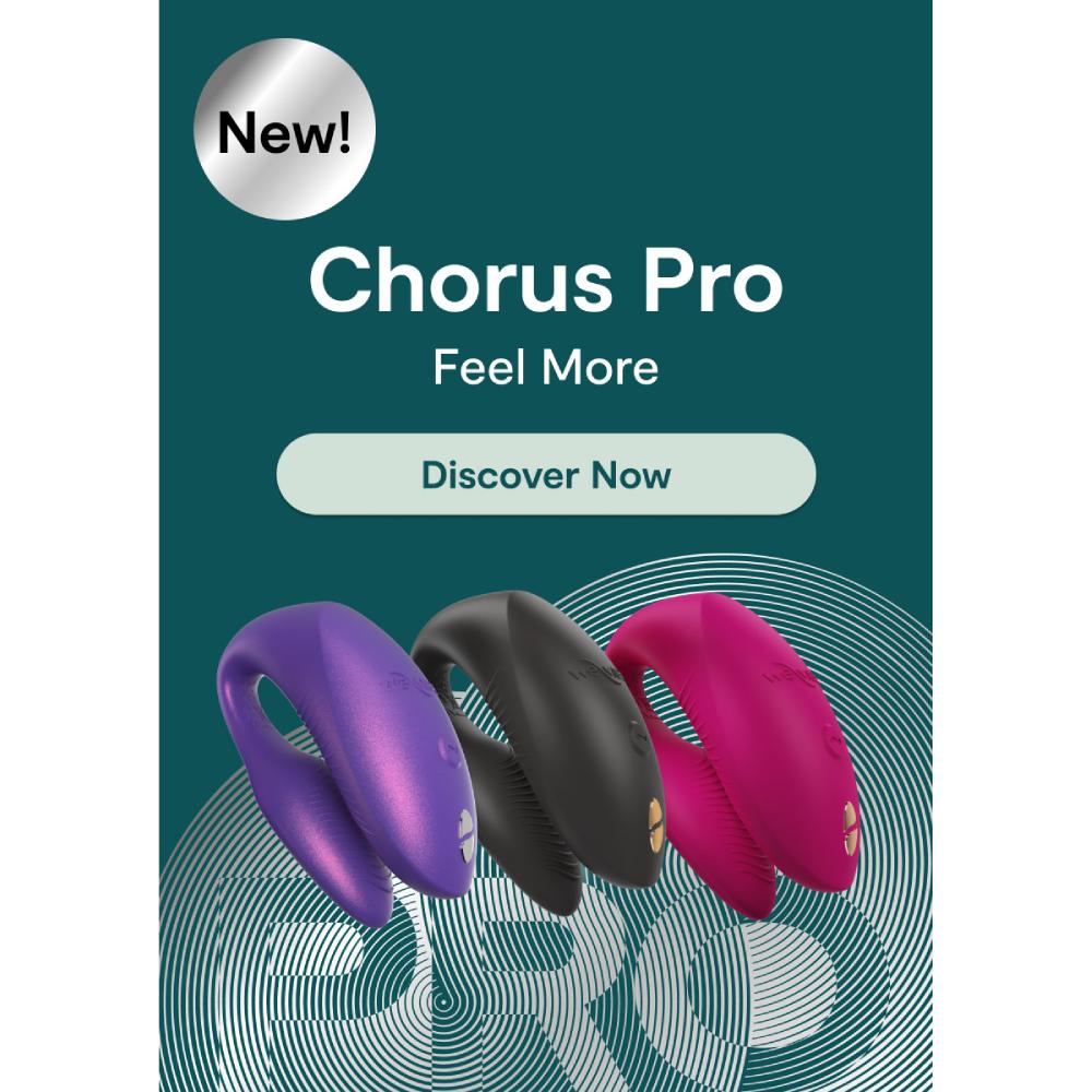 Игрушки для пар - Вибратор для пар We-Vibe Chorus Pro Electric Pink с пультом и приложением, розовый 28