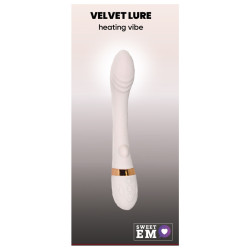 Вибратор Sweet Em 0046F для точки G с подогревом, молочный