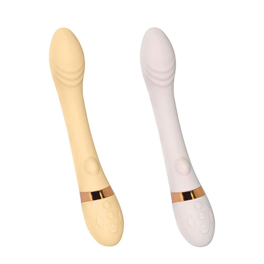 Разное - Вибратор Sweet Em 0046F для точки G с подогревом, молочный 2