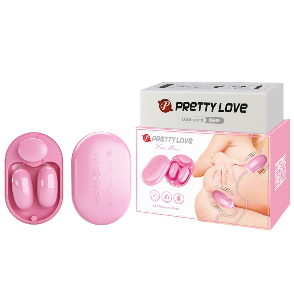 Різне - Віброяйце PRETTY LOVE - Fun Box Pink, BI-300054
