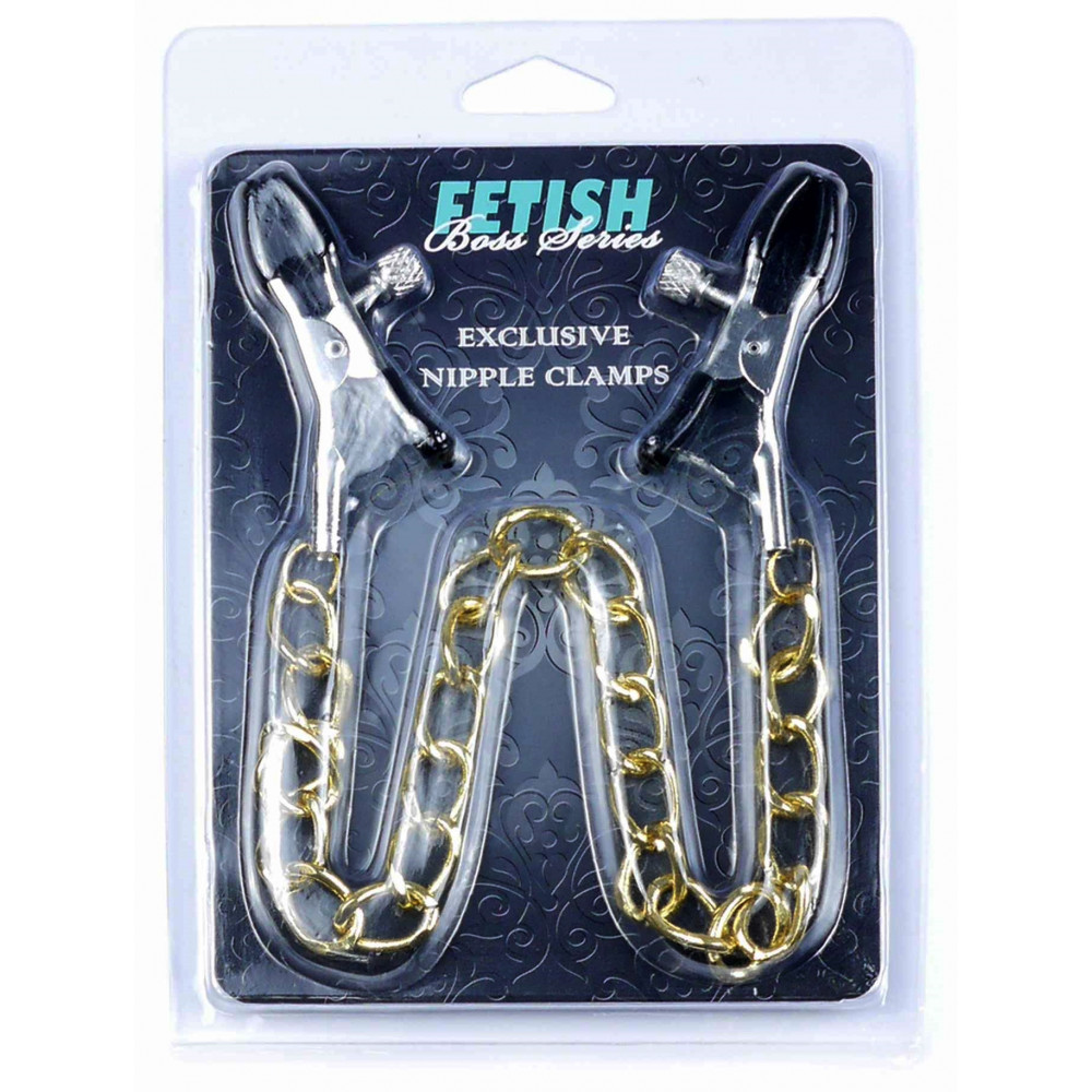 Різне - Затискачі для сосків Fetish Boss Series - №8 Exclusive Nipple Clamps, BS6100016 4