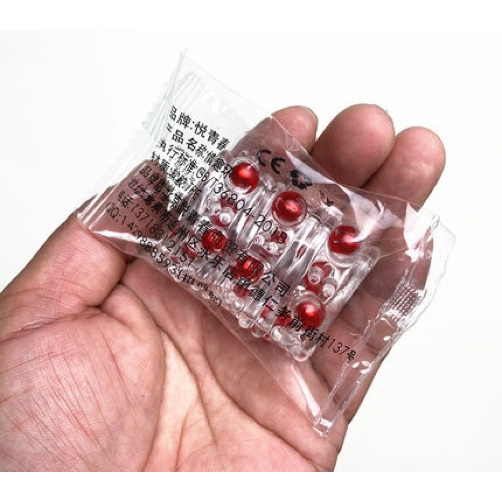 Разное - Насадка стимулирующая AR028-03 Red, ( 1 шт ) 3