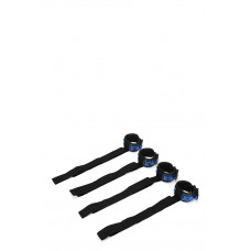 Набор бдсм для кровати WHIPSMART DIAMOND BED RESTRAIN KIT BLUE