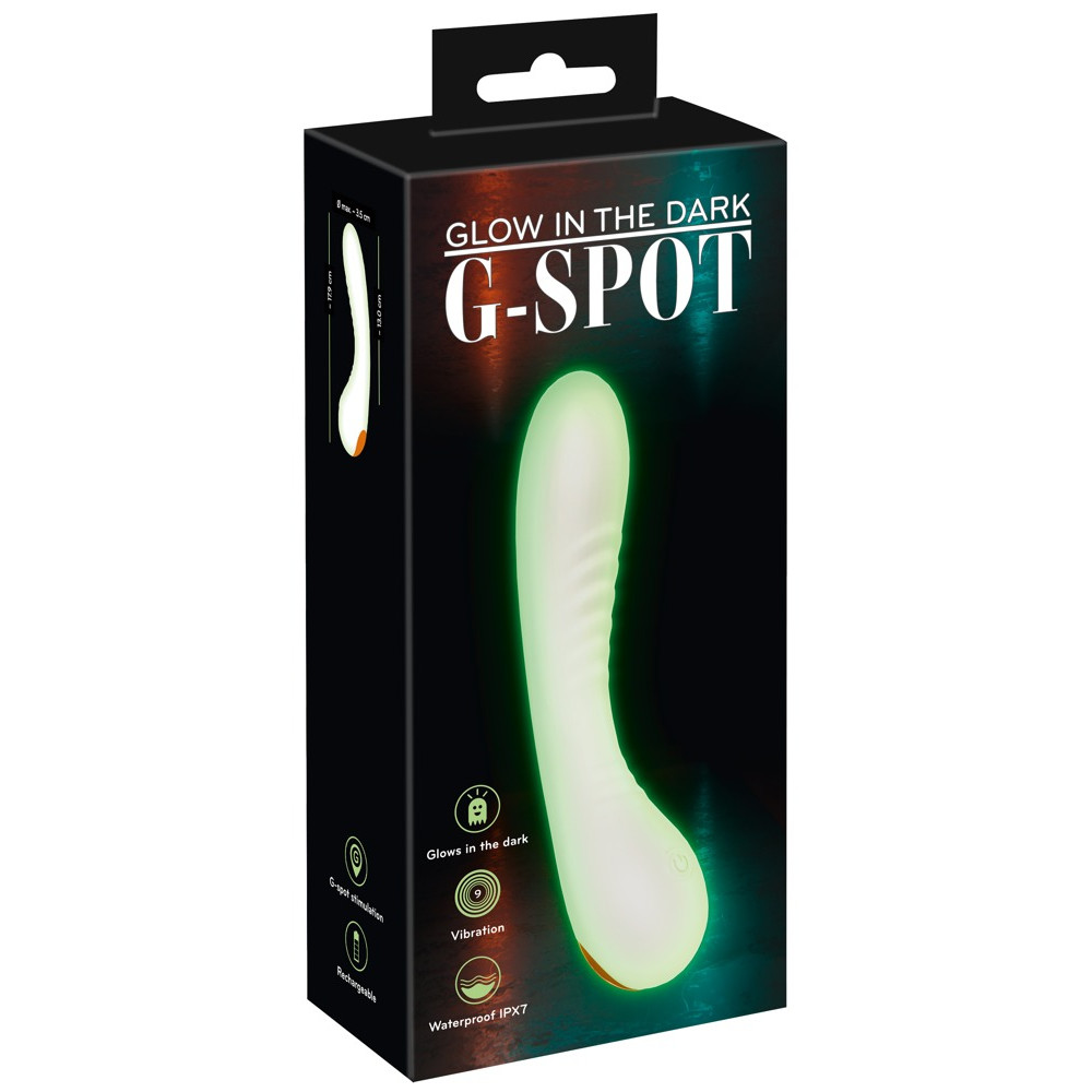 Секс игрушки - Вибратор светится в темноте GITD G-Spot Vibrator