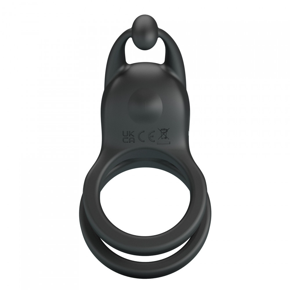  - Кільце ерекційне Pretty Love - Goodwin Vibrating Double Penis Ring, BI-210222 3