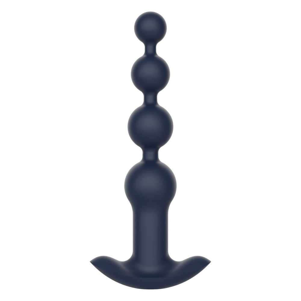 Разное - Анальная елочка с вибрацией Dream Тoys Startroopers Apollo на пульте управления, черная 3