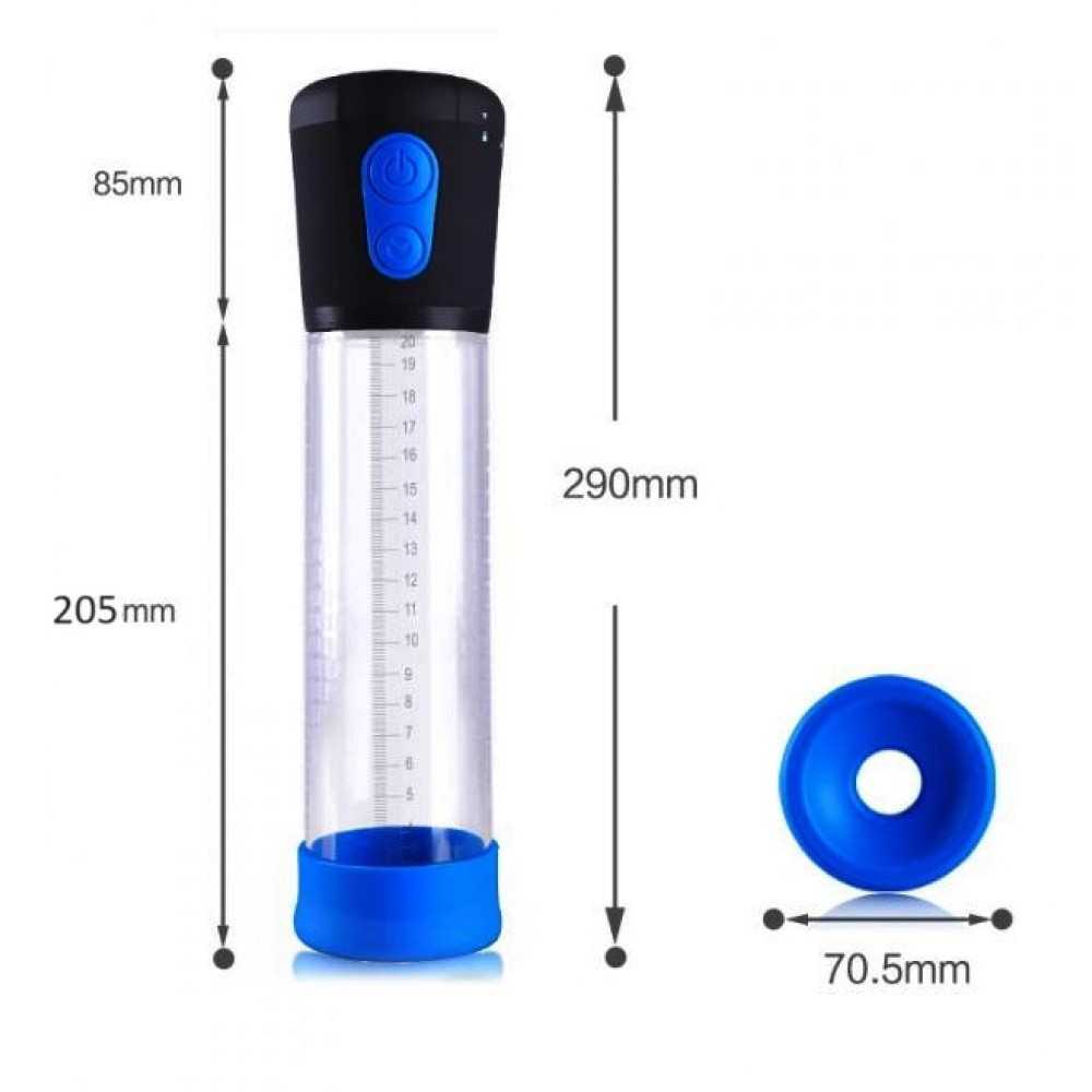 Помпы - Автоматическая вакуумная помпа CANWIN Penis Pump Men Powerup - P407A 9