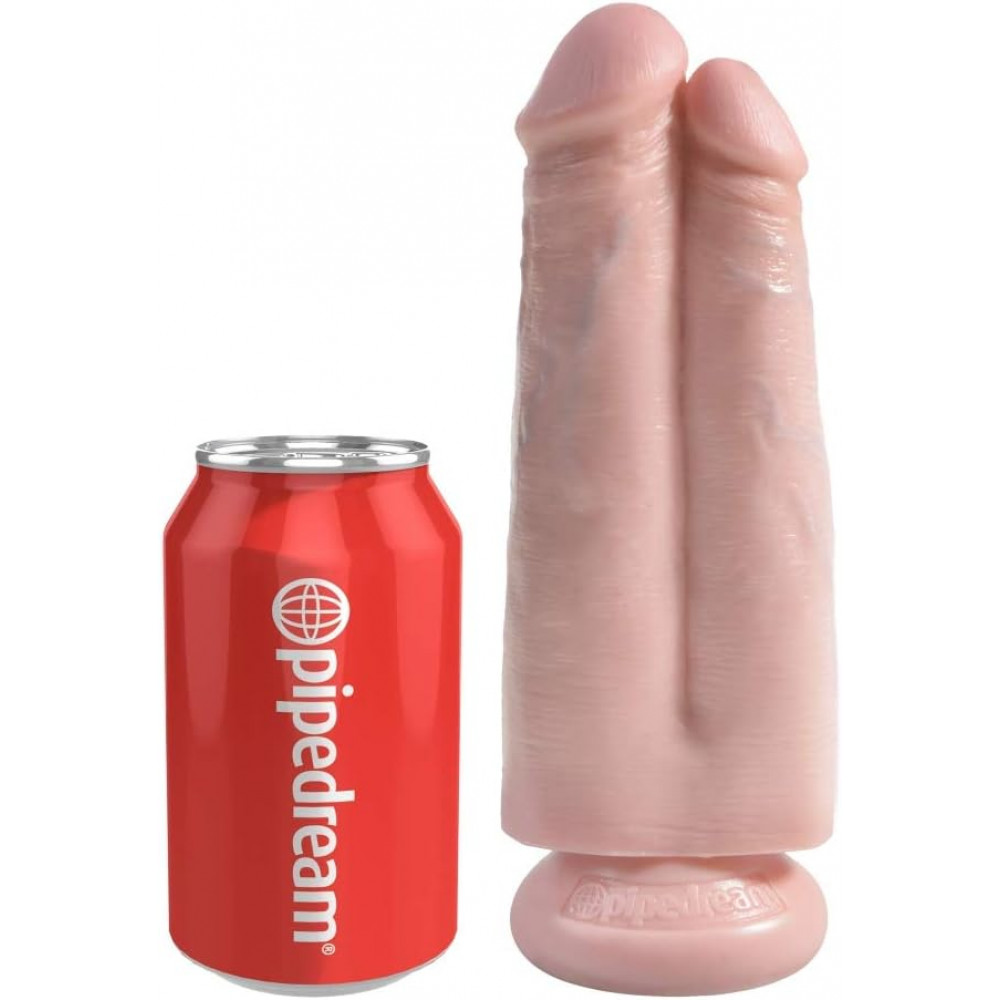 Різне - Подвійний фалоімітатор Pipedream King Cock тілесний 2