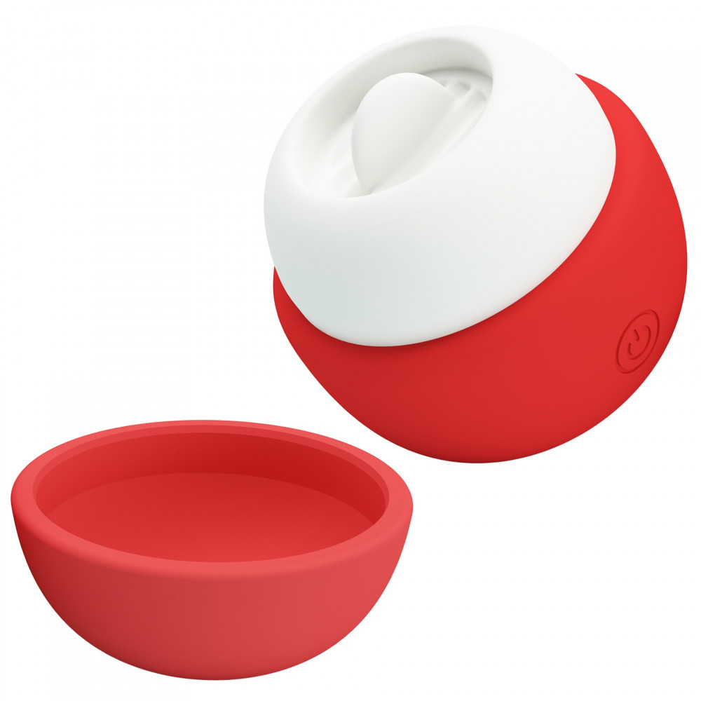 Разное - Клиторальный стимулятор Pretty Love APPLE Secret, красный 4