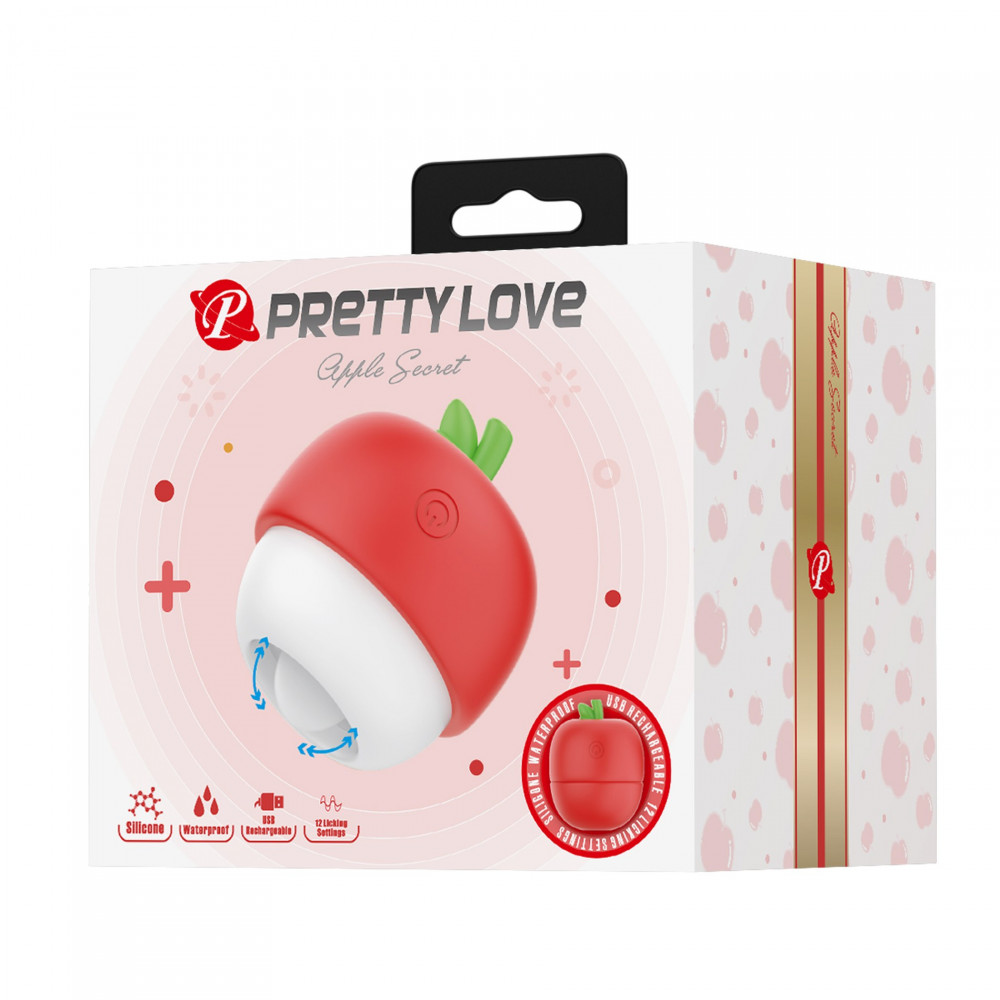 Разное - Клиторальный стимулятор Pretty Love APPLE Secret, красный 10