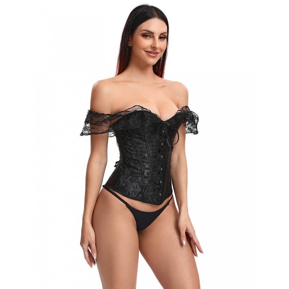 Різне - Корсет Star Night 12 Plastic Bones чорний, XS