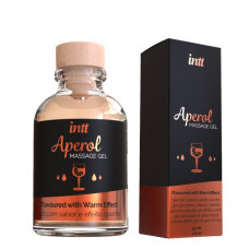 Съедобный массажный гель для интимных зон Intt со вкусом коктейля ,,Апероль,, 30 мл