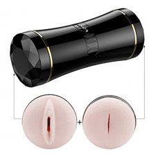 Мастурбатор із двома входами FOX Masturbation Cup - Double Ends black, BS6300035