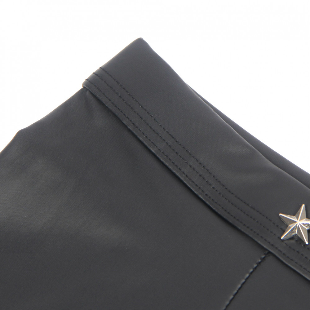 Різне - Чоловічі труси-боксери Star Night з імітацією шкіри, чорні, L 6