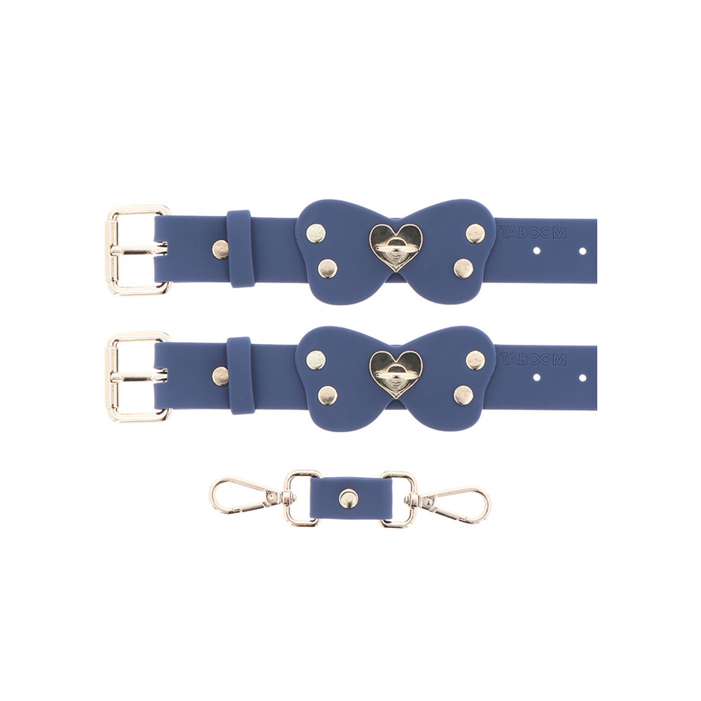 Різне - Набір силіконових манжет на щиколотки Taboom Silicone Supreme, синій 5