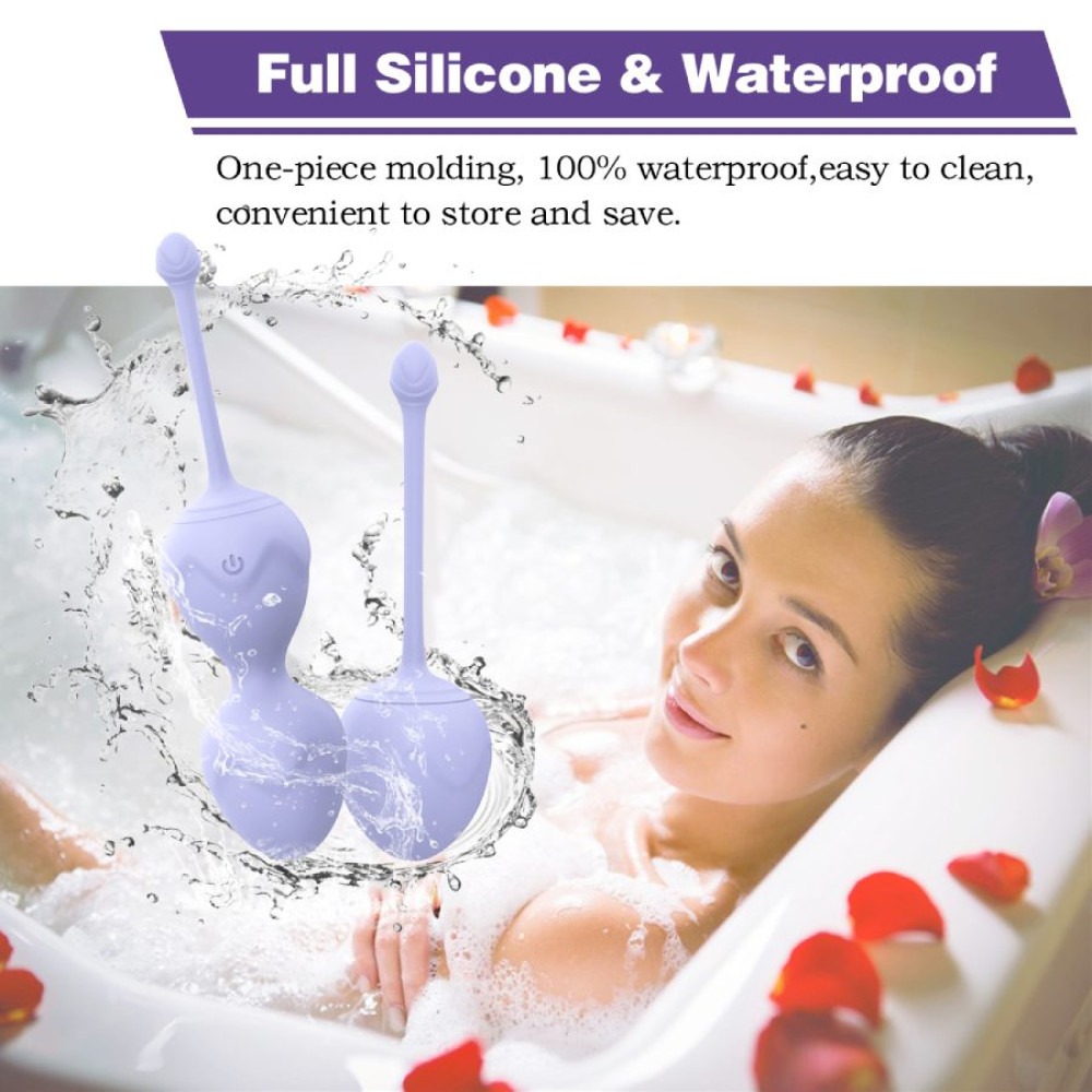 Вагинальные шарики и тренажеры - Набор вагинальных виброшариков Every Night Toys Lela, 3 шт, с дистанционным пультом, сиреневый 4