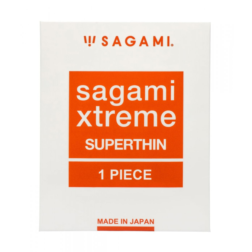 Презервативы - Презерватив ультратонкий Sagami Xtreme Superthin латексный (цена за 1 шт.)