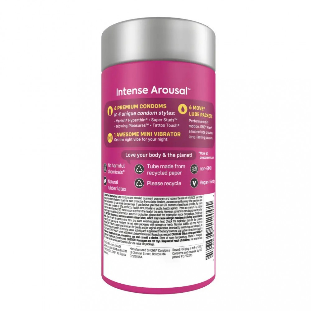 Презервативы - Презервативы ONE Intense Arousal 1