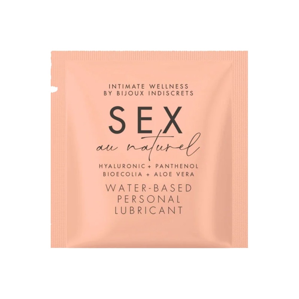 Різне - Сашет/Лубрикант на водній основі Bijoux Indiscrets Sex Au Naturel, 2 мл