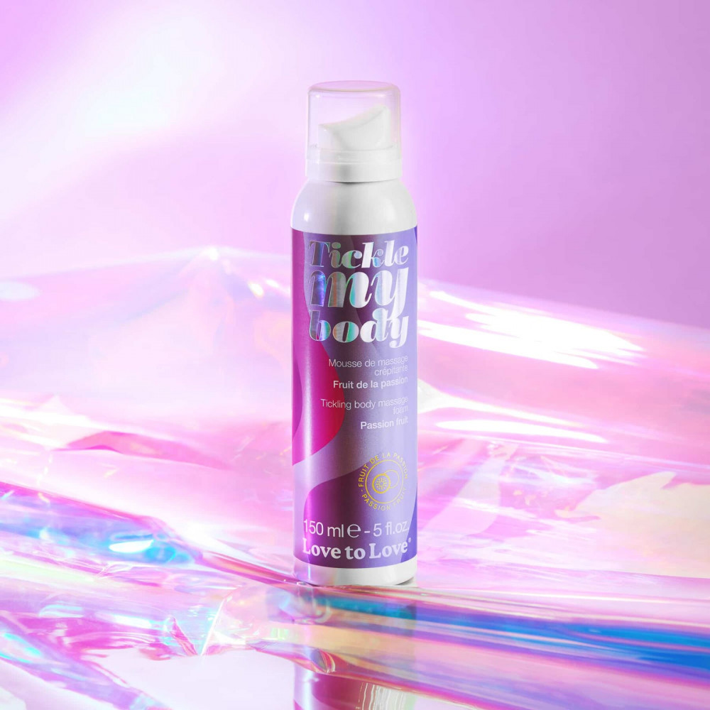 Для масажу - Масажна піна Love To Love TICKLE MY BODY Passion Fruit (150 мл) зволожувальна 12