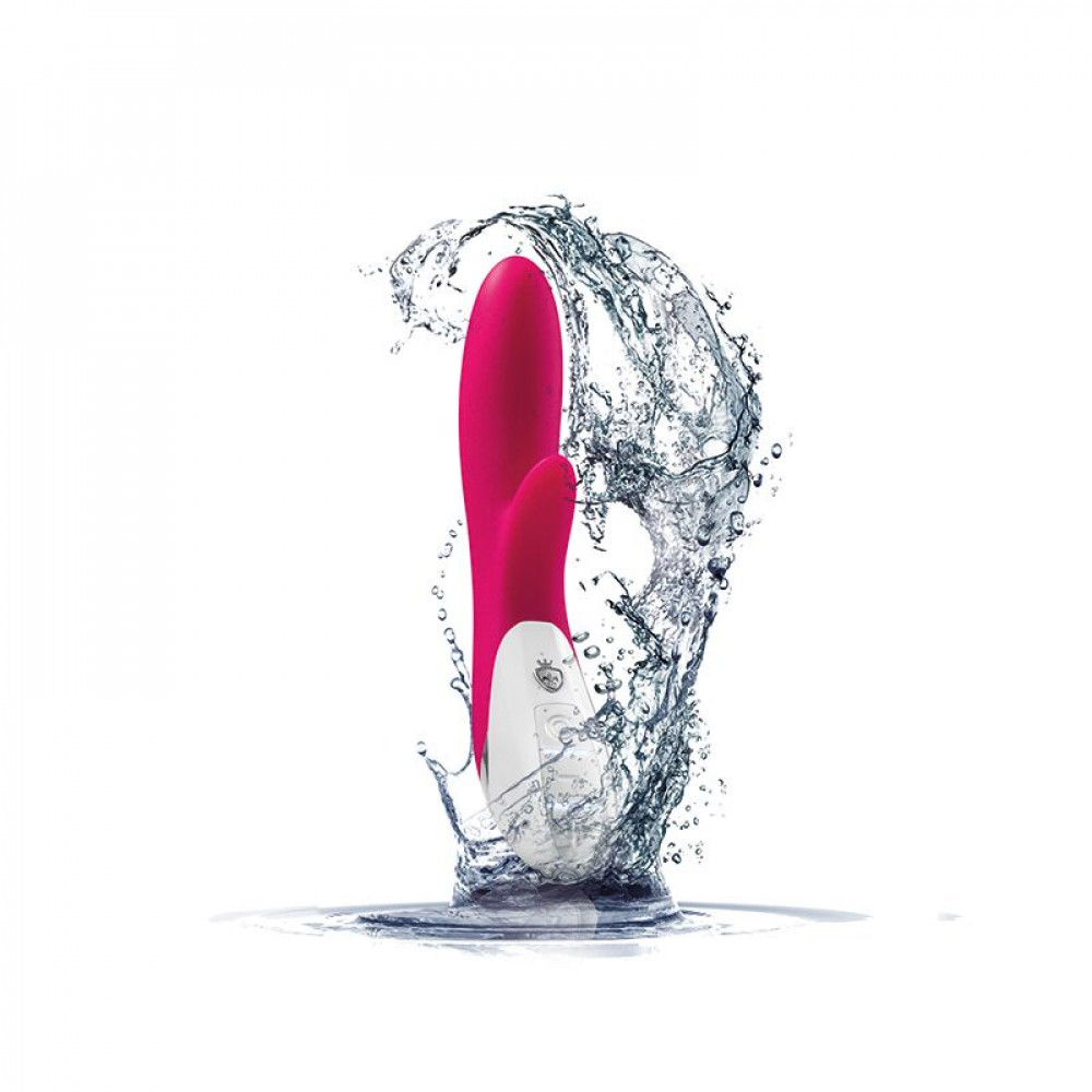 Вибратор-кролик - Вибратор-кролик Mystim Danny Divido Pink с глубокой вибрацией, 2 мотора 8