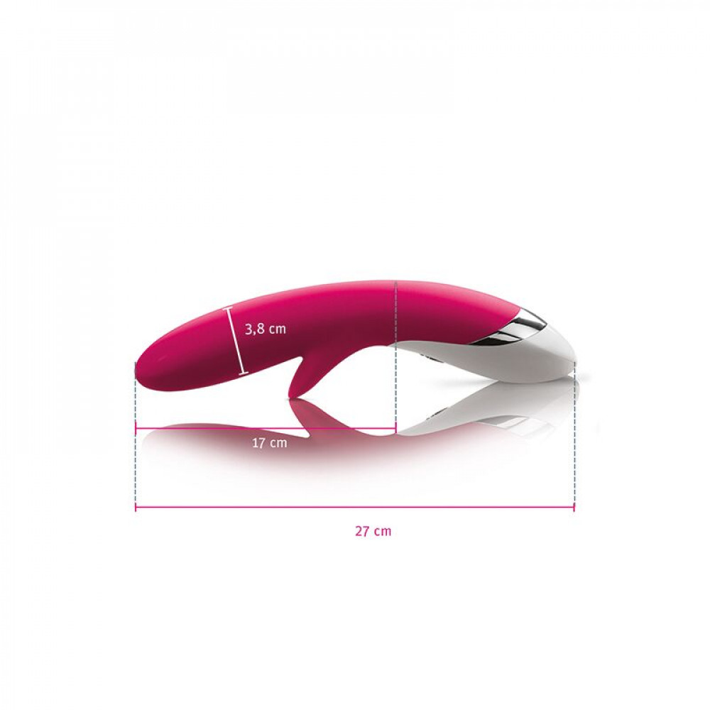 Вибратор-кролик - Вибратор-кролик Mystim Danny Divido Pink с глубокой вибрацией, 2 мотора 2