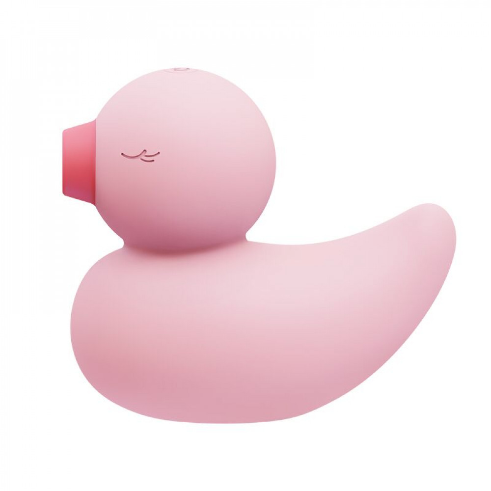 Вибраторы вакуумные - Вакуумный вибратор-уточка CuteVibe Ducky Pink