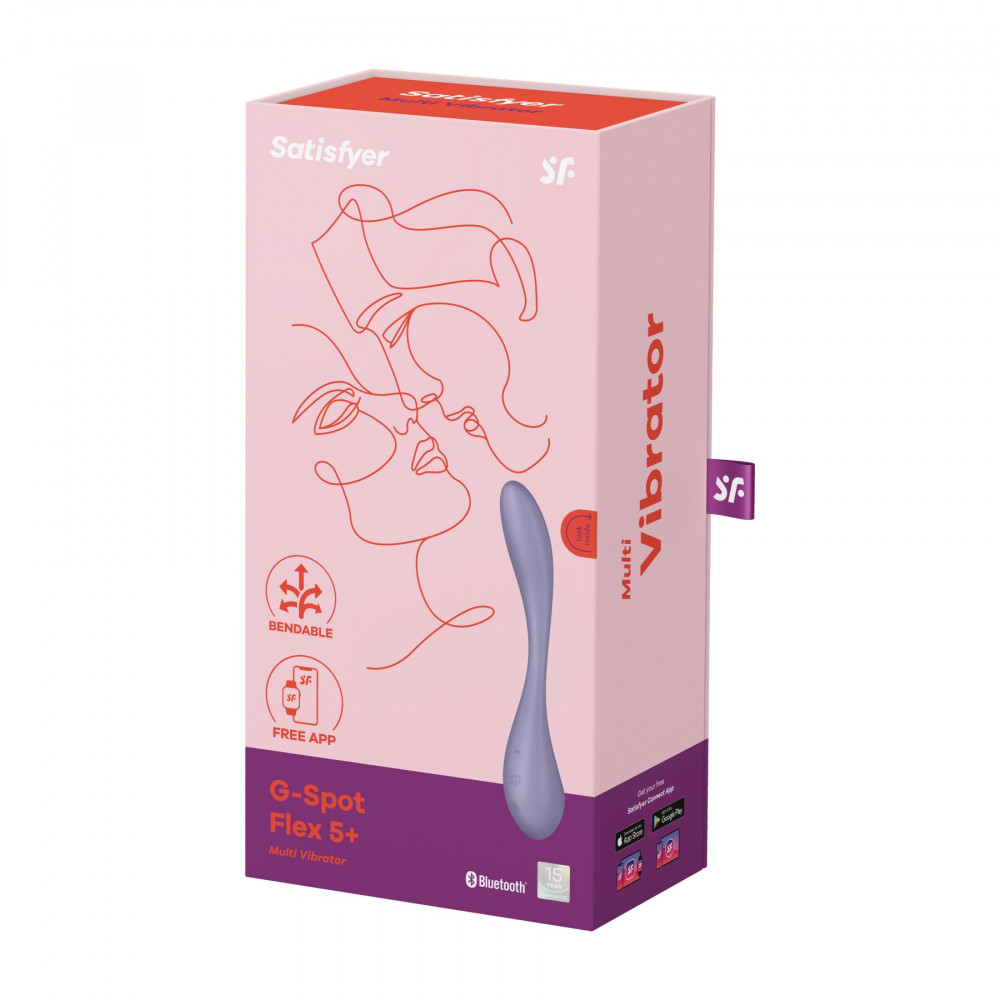 Стимулятор точки G - Универсальный вибратор Satisfyer G-Spot Flex 5+ Lilac 1