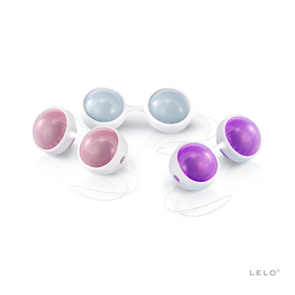 Вагинальные шарики - Набор вагинальных шариков LELO Beads Plus, диаметр 3,5 см, изменяемая нагрузка, 2х28, 2х37 и 2х60 г