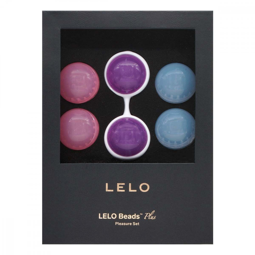 Вагинальные шарики - Набор вагинальных шариков LELO Beads Plus, диаметр 3,5 см, изменяемая нагрузка, 2х28, 2х37 и 2х60 г 2