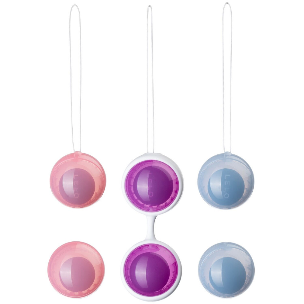 Вагинальные шарики - Набор вагинальных шариков LELO Beads Plus, диаметр 3,5 см, изменяемая нагрузка, 2х28, 2х37 и 2х60 г 6