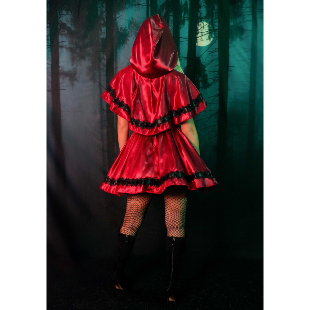 Эротические костюмы - Костюм красной шапочки Leg Avenue Gothic Red Riding Hood S 1