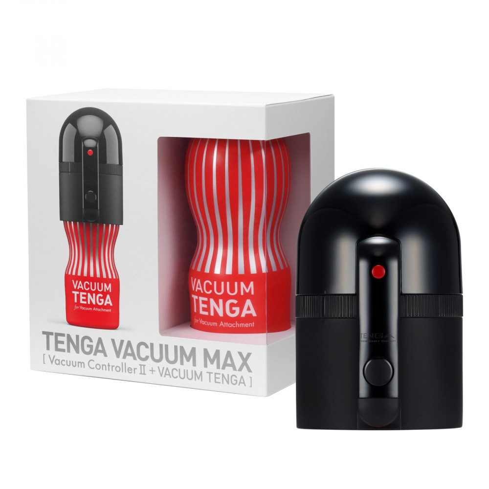 Мастурбаторы с вибрацией - Вакуумная насадка Tenga VACUUM MAX (Vacuum Controller II + Vacuum Cup )