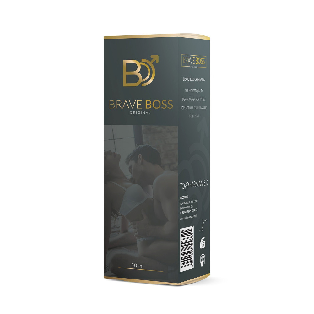Різне - Спрей пролонгуючий для чоловіків BRAVE BOSS Original spray, 50 ml 2