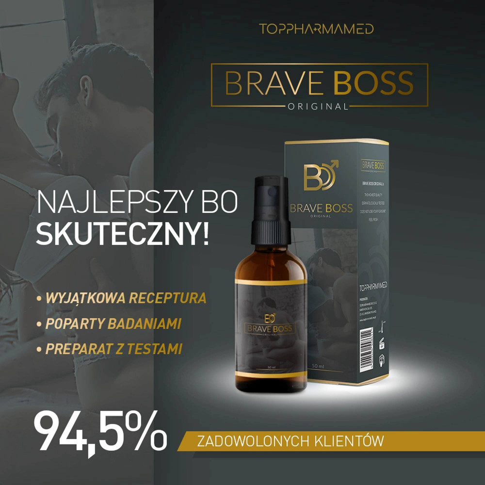Різне - Спрей пролонгуючий для чоловіків BRAVE BOSS Original spray, 50 ml 4