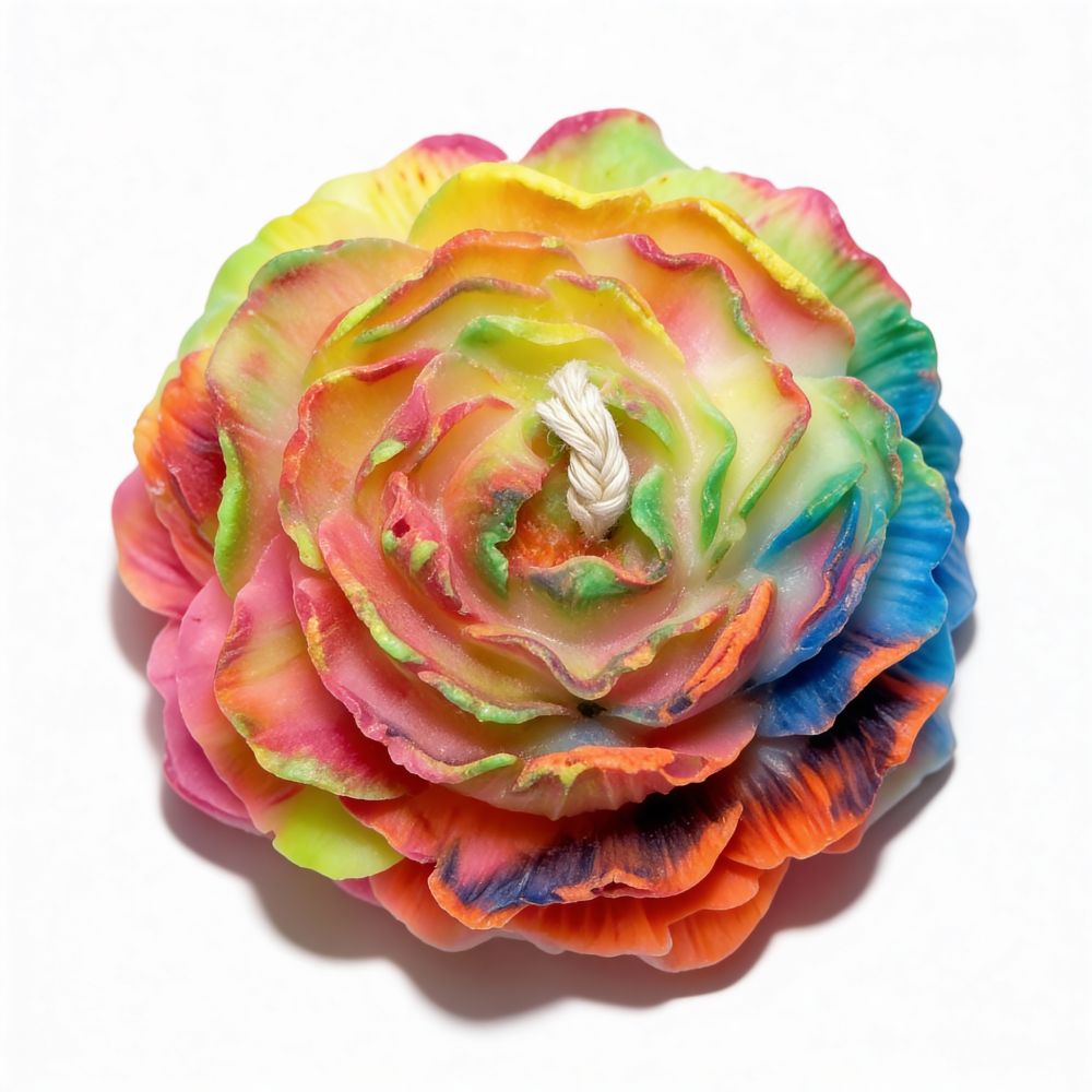  - Свічка Півонія низькотемпературна люмінесцентна GlowKink різнокольорова, VIP-концентрація, 91 г 3