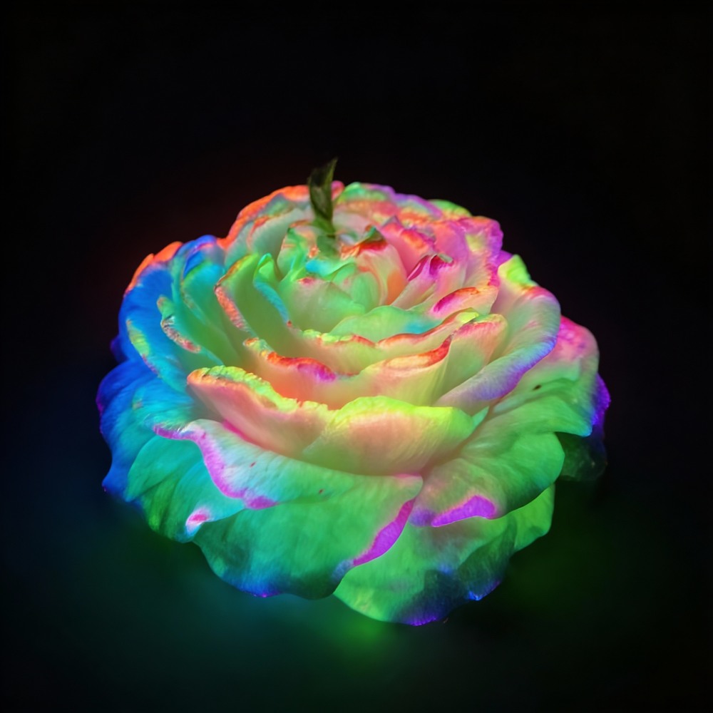  - Свічка Півонія низькотемпературна люмінесцентна GlowKink різнокольорова, VIP-концентрація, 91 г 2