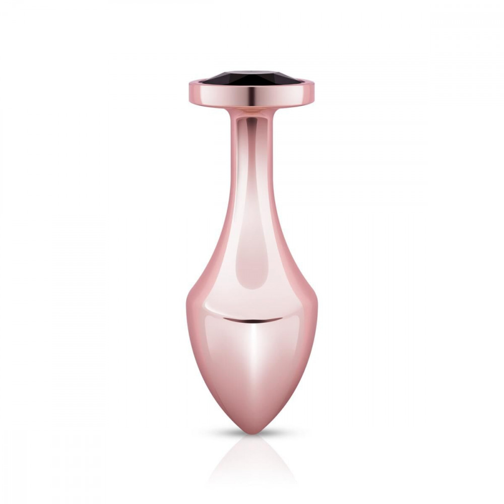 Анальные игрушки без вибрации - Анальная пробка Rosy Gold - Nouveau Butt Plug 1