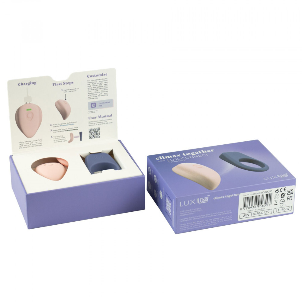 Игрушки для пар - Смарт-вибратор для пар Kiiroo Luxus, вибратор для клитора и эрекционное кольцо 13